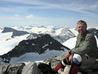 On the top of Norway. Summit Galdhøpiggen 2469m