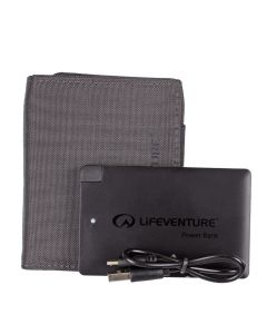 LIFEVENTURE RFID CHARGER WALLET AND POWER BANK