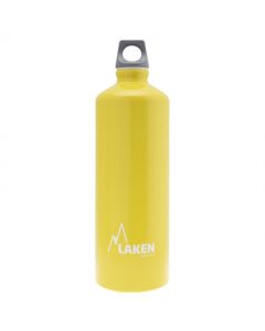 LAKEN Futura Bottle 1L Grey Cap, Yellow Bottle