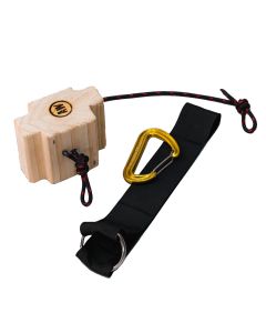 AWESOME WOODYS PINCH BLOCK (with Pin and Carabiner)