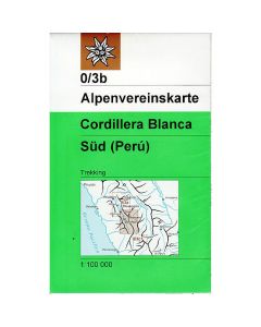 Cordillera Blanca South map 1:100 000