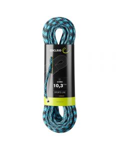 EDELRID COBRA 10.3mm Black-Blue 70m Climbing Rope
