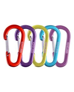 Assorted colours. Price is for ONE carabiner.