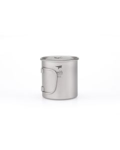 KEITH Single-Wall Titanium Mug With Handle/Lid 550ml (Ti3206)