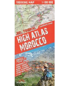 HIGH ATLAS MOROCCO TREKKING MAP 1:100,000