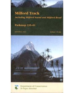 NZ MILFORD TRACK MAP
