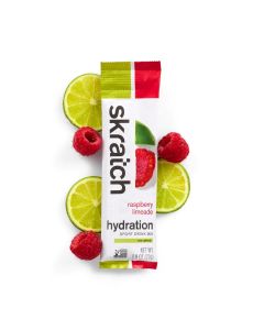 SKRATCH LABS Sport Hydration Drink Mix, Raspberry Limeaid w/caffeine 22g