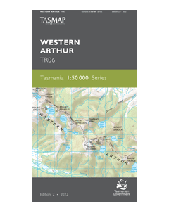 TASMAP 50K WESTERN ARTHUR TR06