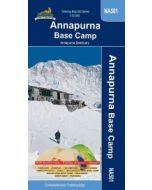 ANNAPURNA BASE CAMP MAP 1:50,000