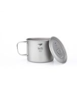 KEITH Single-Wall Titanium Mug With Handle/Lid 900ml (Ti3209)