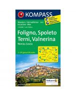 KOMPASS FOLIGNO, SPOLETO Map 1:50,000