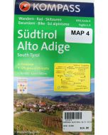 KOMPASS SUDTIROL/ALTO ADIGE Map 4 - 1:50,000