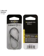 NITE IZE S-BINER SIZE 3 STAINLESS