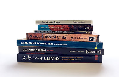 Grampians rock climbing guidebooks