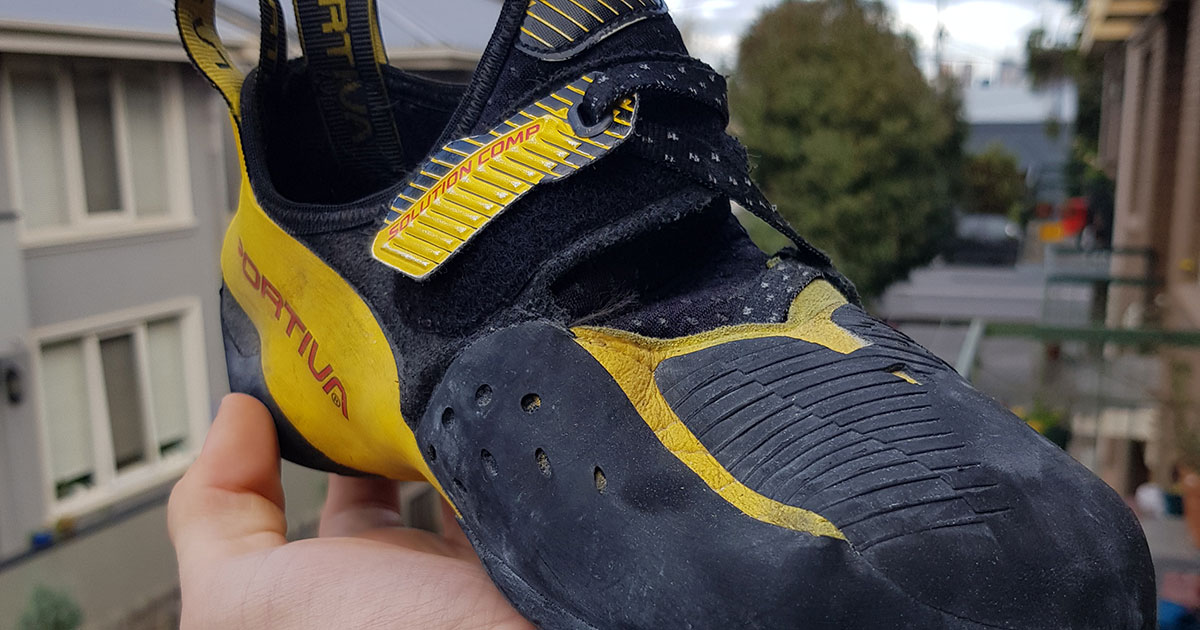 La Sportiva Solution Comp climbing shoe